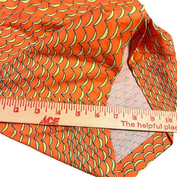 NWT Psycho Bunny Haines Swim Trunks Neon Orange Frost Size XL Surf Beach Travel - Picture 5 of 6